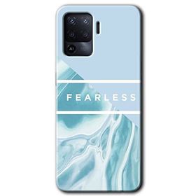 Oppo Reno 5 Lite Fearless Baskılı Uyumlu Silikon Kılıf