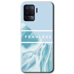 Oppo Reno 5 Lite Fearless Baskılı Uyumlu Silikon Kılıf