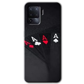 Oppo Reno 5 Lite Full As Baskılı Uyumlu Silikon Kılıf