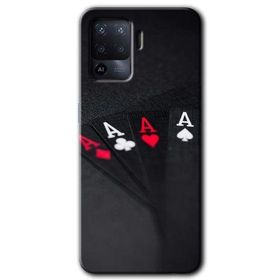 Oppo Reno 5 Lite Full As Baskılı Uyumlu Silikon Kılıf