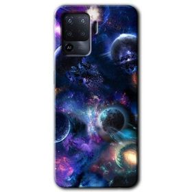 Oppo Reno 5 Lite Gezegen Karışımı Baskılı Uyumlu Silikon Kılıf