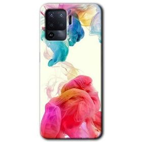 Oppo Reno 5 Lite Gökkuşağı Color Baskılı Uyumlu Silikon Kılıf