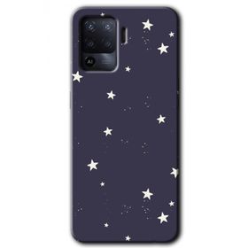 Oppo Reno 5 Lite Gökyüzü Yıldız Baskılı Uyumlu Silikon Kılıf