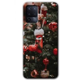 Oppo Reno 5 Lite Happy New Year Baskılı Uyumlu Silikon Kılıf
