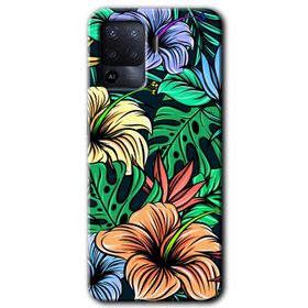 Oppo Reno 5 Lite Hibiscus Flowers Baskılı Uyumlu Silikon Kılıf