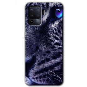 Oppo Reno 5 Lite Kaplan Baskılı Uyumlu Silikon Kılıf