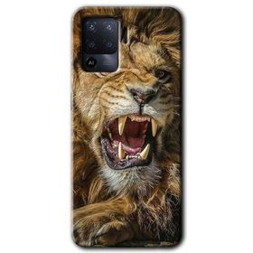 Oppo Reno 5 Lite King Lion Baskılı Uyumlu Silikon Kılıf