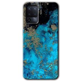 Oppo Reno 5 Lite Klas Mermer Baskılı Uyumlu Silikon Kılıf