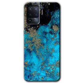 Oppo Reno 5 Lite Klas Mermer Baskılı Uyumlu Silikon Kılıf