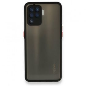 Oppo Reno 5 Lite Montreal Silikon Kapak Siyah Kılıf