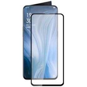 Oppo Reno 5D Siyah Ekran Koruyucu Tam Kapatan Kenarları Kırılmaya Dayanıklı Cam