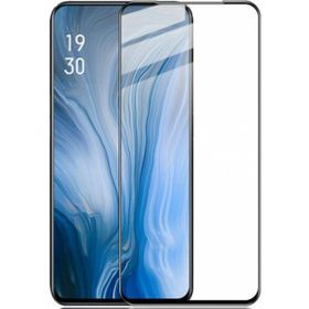 Oppo Reno 5D Siyah Ekran Koruyucu Tam Kapatan Kenarları Kırılmaya Dayanıklı Cam