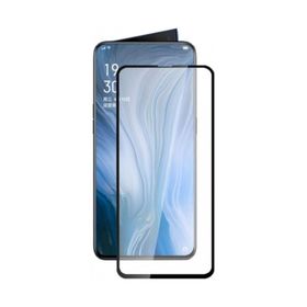 Oppo Reno 5D Siyah Ekran Koruyucu Tam Kapatan Kenarları Kırılmaya Dayanıklı Cam