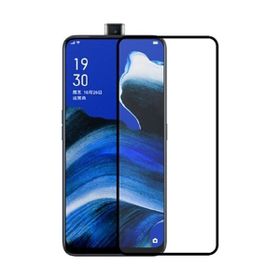 Oppo Reno 5D Siyah Ekran Koruyucu Tam Kapatan Kenarları Kırılmaya Dayanıklı Cam
