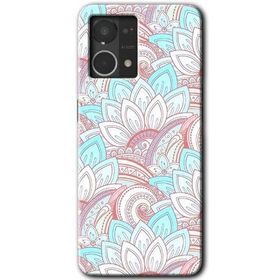 Oppo Reno 7 4G Çin Mandala 1 Baskılı Uyumlu Silikon Kılıf
