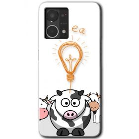 Oppo Reno 7 4G İdea Lamp Baskılı Uyumlu Silikon Kılıf