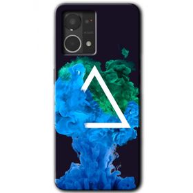 Oppo Reno 7 4G İnk Clot Baskılı Uyumlu Silikon Kılıf