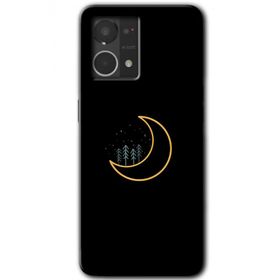 Oppo Reno 7 4G İyi Geceler Baskılı Uyumlu Silikon Kılıf