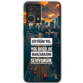 Oppo Reno 7 4G Manzara Seviyorum Baskılı Uyumlu Silikon Kılıf