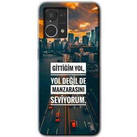Oppo Reno 7 4G Manzara Seviyorum Baskılı Uyumlu Silikon Kılıf