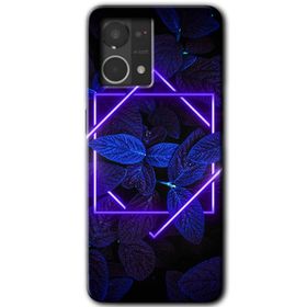 Oppo Reno 7 4G Mekanik Yaprak 5 Baskılı Uyumlu Silikon Kılıf
