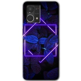 Oppo Reno 7 4G Mekanik Yaprak 5 Baskılı Uyumlu Silikon Kılıf