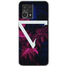 Oppo Reno 7 4G Mekanik Yaprak Baskılı Uyumlu Silikon Kılıf