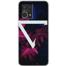 Oppo Reno 7 4G Mekanik Yaprak Baskılı Uyumlu Silikon Kılıf
