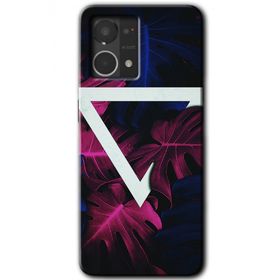 Oppo Reno 7 4G Mekanik Yaprak Baskılı Uyumlu Silikon Kılıf
