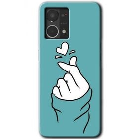 Oppo Reno 7 4G Mutluluk Baskılı Uyumlu Silikon Kılıf