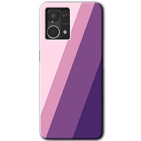 Oppo Reno 7 4G Oblique Baskılı Uyumlu Silikon Kılıf