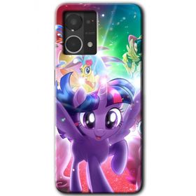 Oppo Reno 7 4G Pony Baskılı Uyumlu Silikon Kılıf