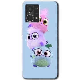 Oppo Reno 7 4G Puffy Baskılı Uyumlu Silikon Kılıf