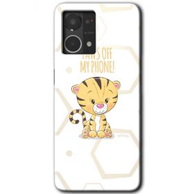 Oppo Reno 7 4G Sevimli Kedi 1 Baskılı Uyumlu Silikon Kılıf