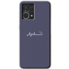 Oppo Reno 7 4G Sigara Zararlıdır Baskılı Uyumlu Silikon Kılıf