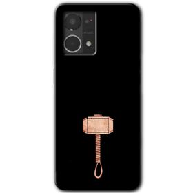 Oppo Reno 7 4G Thor Çekiç Baskılı Uyumlu Silikon Kılıf