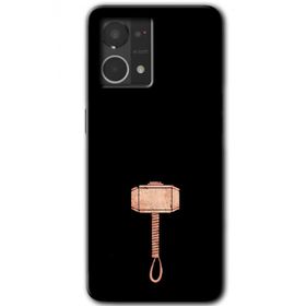 Oppo Reno 7 4G Thor Çekiç Baskılı Uyumlu Silikon Kılıf