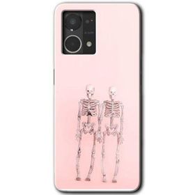 Oppo Reno 7 4G Yaşayan Çift Baskılı Uyumlu Silikon Kılıf