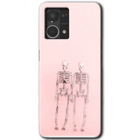Oppo Reno 7 4G Yaşayan Çift Baskılı Uyumlu Silikon Kılıf