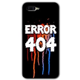 Oppo RX17 Neo 404 Error Baskılı Uyumlu Silikon Kılıf