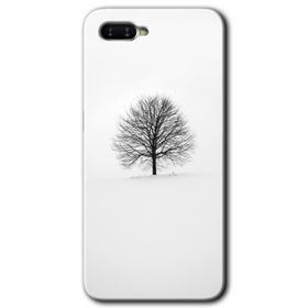 Oppo RX17 Neo Alone Tree Baskılı Uyumlu Silikon Kılıf
