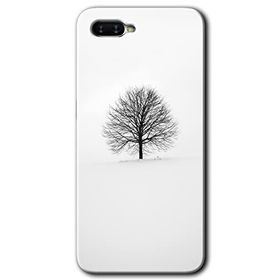Oppo RX17 Neo Alone Tree Baskılı Uyumlu Silikon Kılıf
