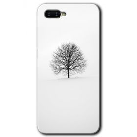 Oppo RX17 Neo Alone Tree Baskılı Uyumlu Silikon Kılıf