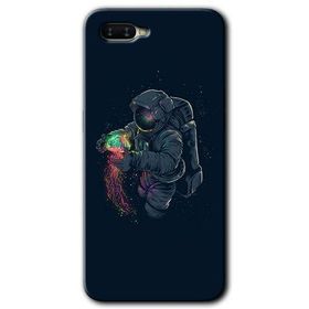 Oppo RX17 Neo Astronot Kıyafeti Baskılı Uyumlu Silikon Kılıf