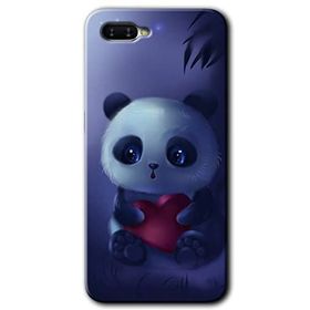Oppo RX17 Neo Bebek Panda Baskılı Uyumlu Silikon Kılıf