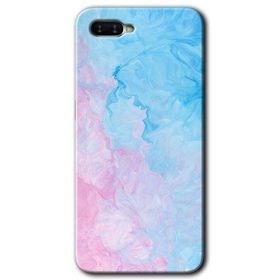 Oppo RX17 Neo Blue Art Baskılı Uyumlu Silikon Kılıf