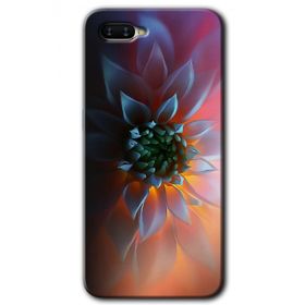 Oppo RX17 Neo Çiçek Motif Baskılı Uyumlu Silikon Kılıf
