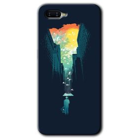 Oppo RX17 Neo City Bird Sky Baskılı Uyumlu Silikon Kılıf