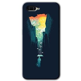 Oppo RX17 Neo City Bird Sky Baskılı Uyumlu Silikon Kılıf