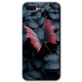 Oppo RX17 Neo Dark Butterfly Baskılı Uyumlu Silikon Kılıf